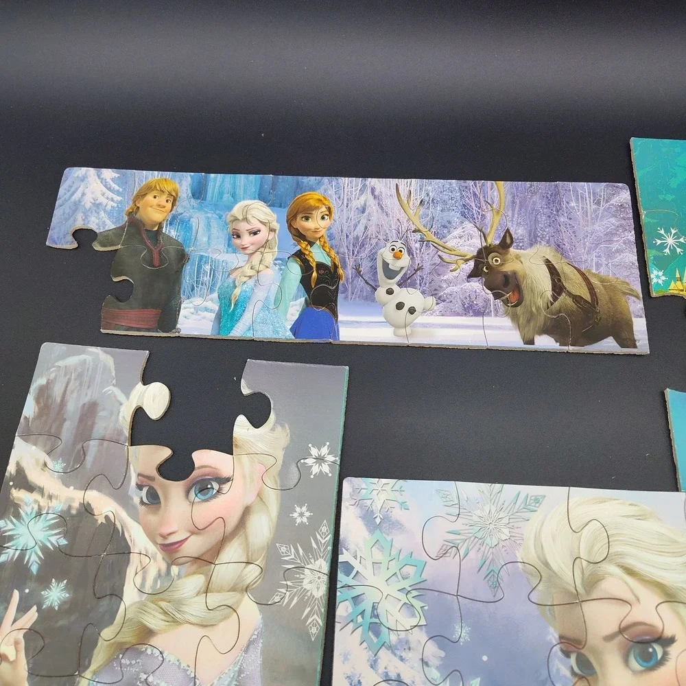 Walt‎ Disney Frozen MISSING PIECES CHILDREN'S PUZZLE SET 4 BB19.1GA1037